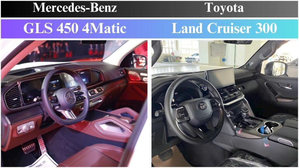 So Sánh GLS 450 và Land Cruiser 300 : Đánh Giá Chi Tiết Mercedes và Toyota So Sánh GLS 450 và Land Cruiser 300 | Đánh Giá Nội Thất