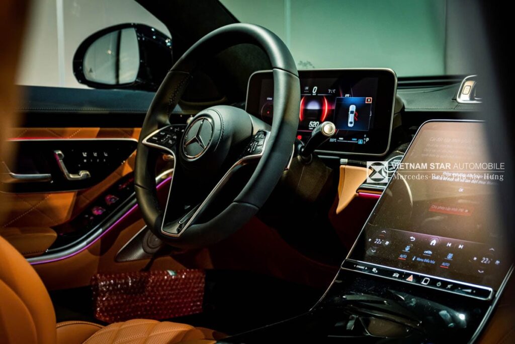 Nội Thất Mercedes S450 Màu Nâu