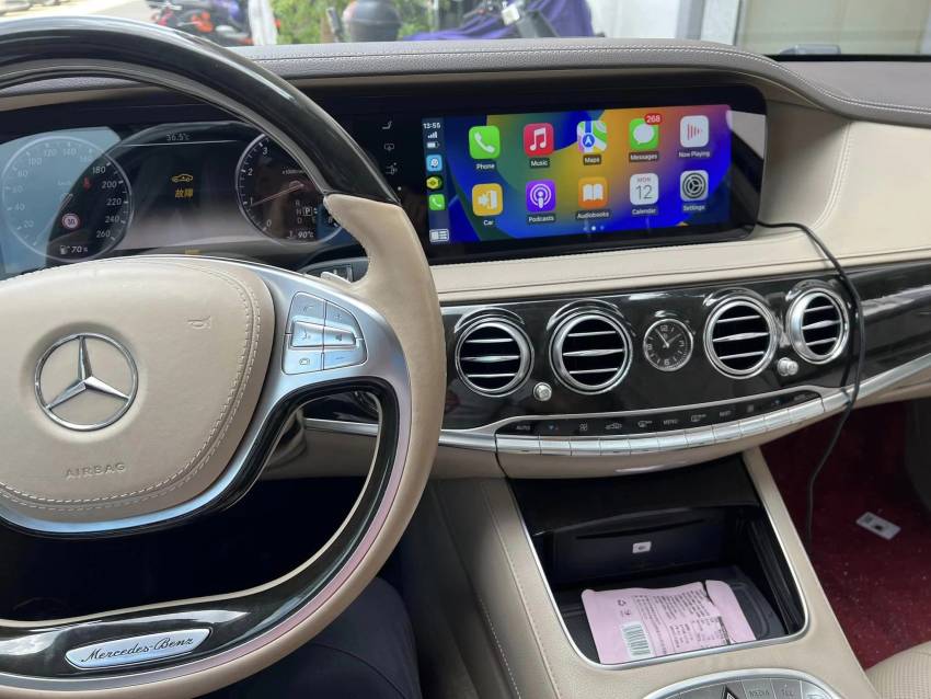 nang cap man hinh android car play mercedes benz c class glc 2022 2023 31