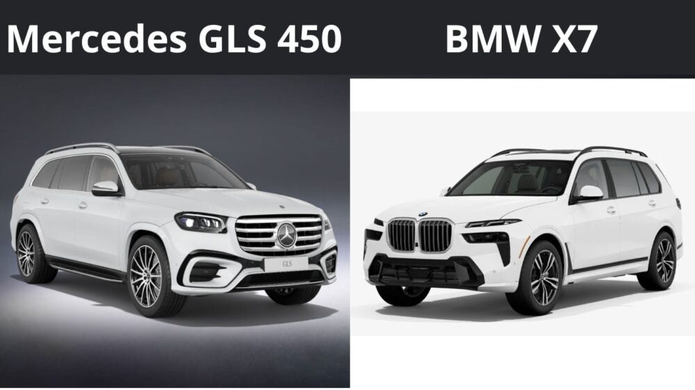 So sánh Mercedes GLS 450 và BMW X7