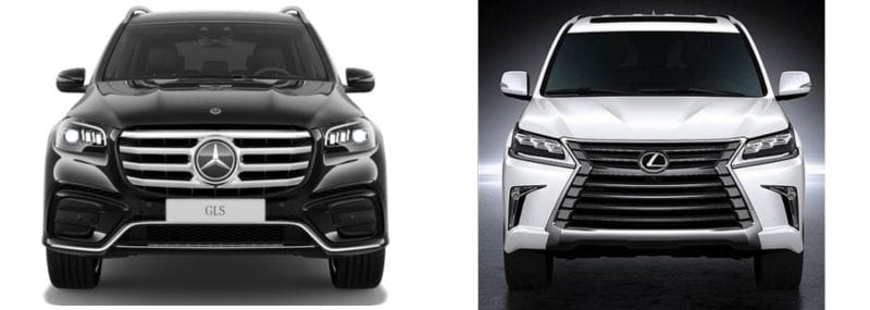 So sánh Mercedes GLS 450 và Lexus LX 600 | SUV Hạng Sang Nào So sánh Mercedes GLS 450 và Lexus LX 600