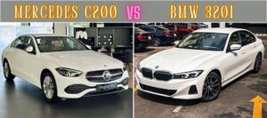 Mercedes C200 và BMW 320i