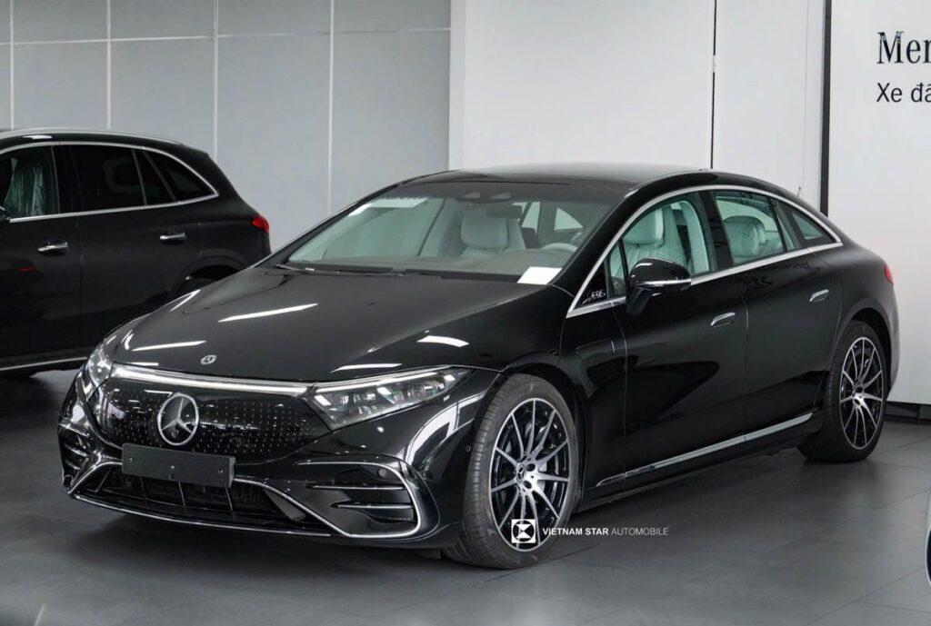 Mercedes EQS 450 với công suất 108.4 kWh