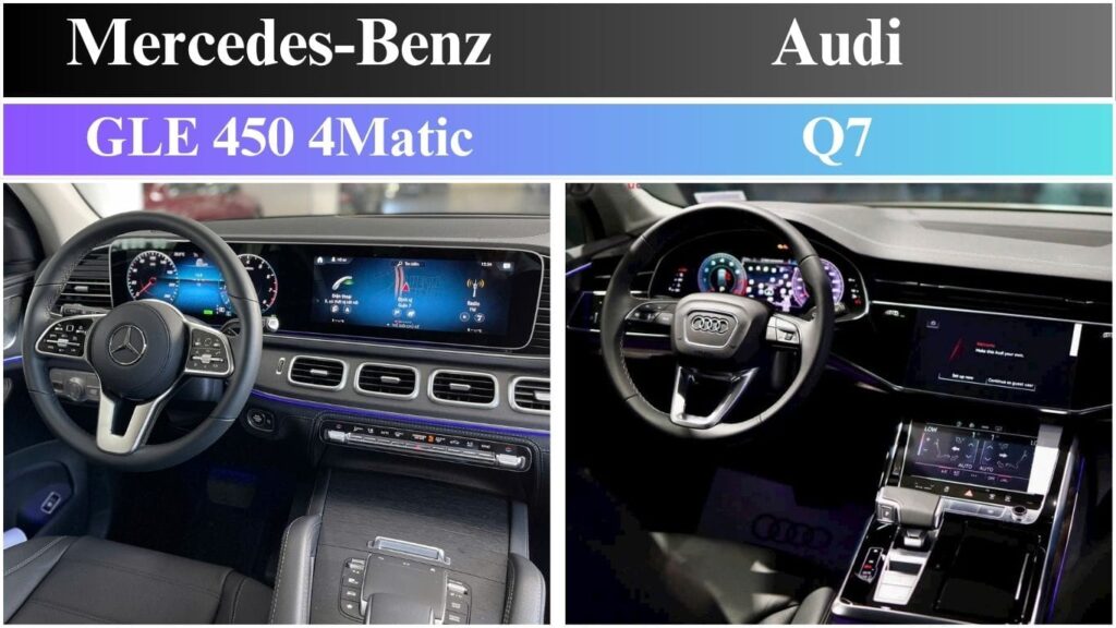 So Sánh GLE 450 và Q7 - Mercedes hay Audi