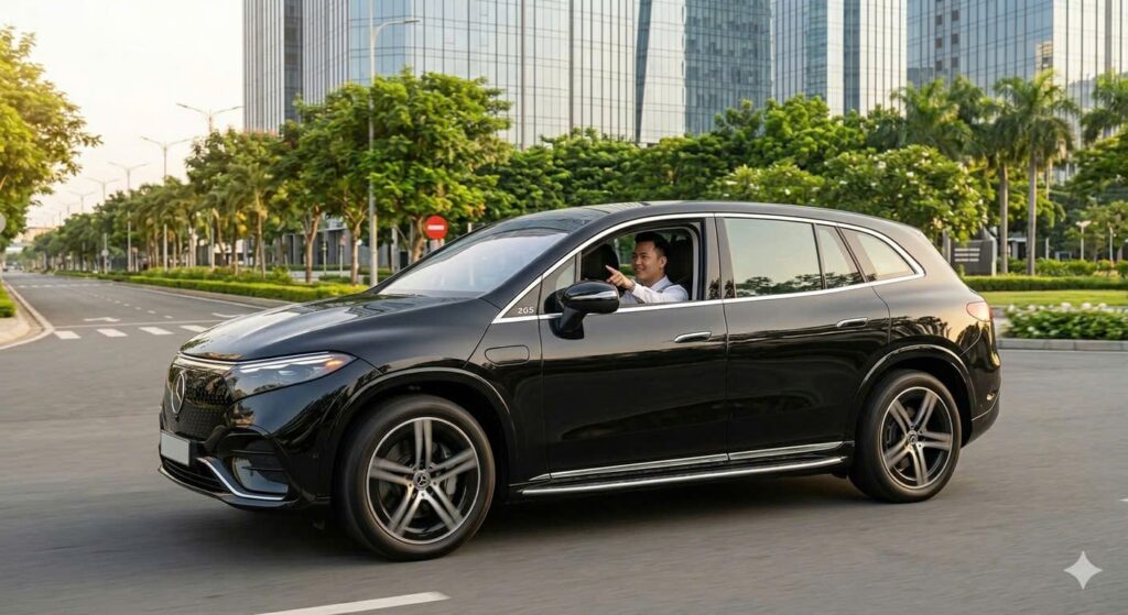 Mercedes 7 Chỗ Xe Điện EQS 500